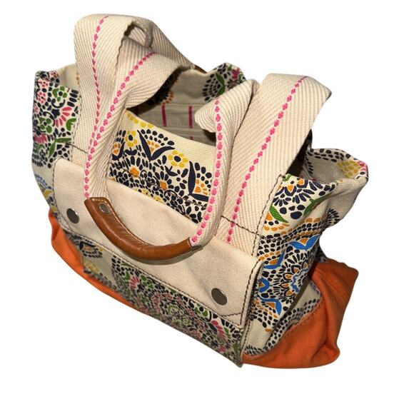 Fossil Lena Canvas Shopper Tote Bag - Picture 5 of 9